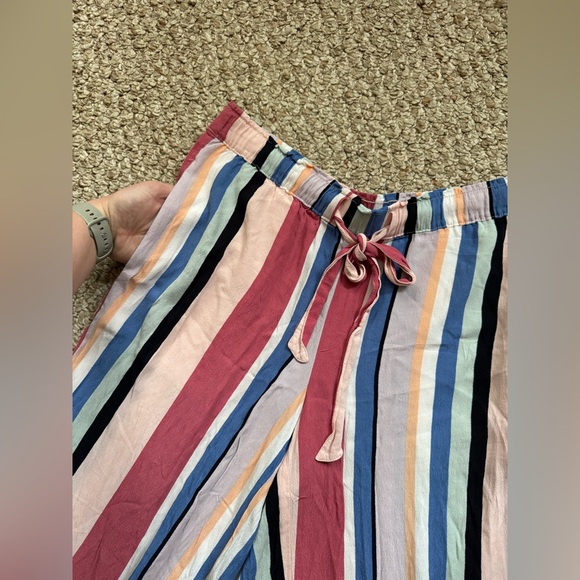LOFT Nordstrom Flare Striped Pants Sz S - Picture 3 of 8